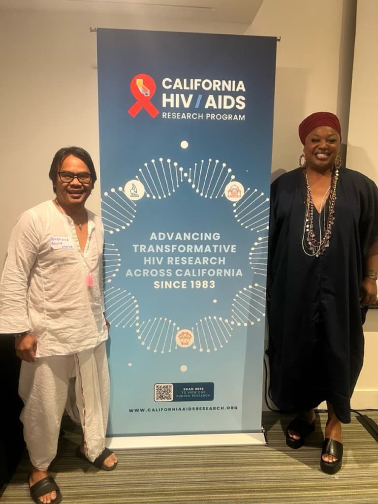 Nakhone Keodara at UCLA California HIV/AIDS Research Program event